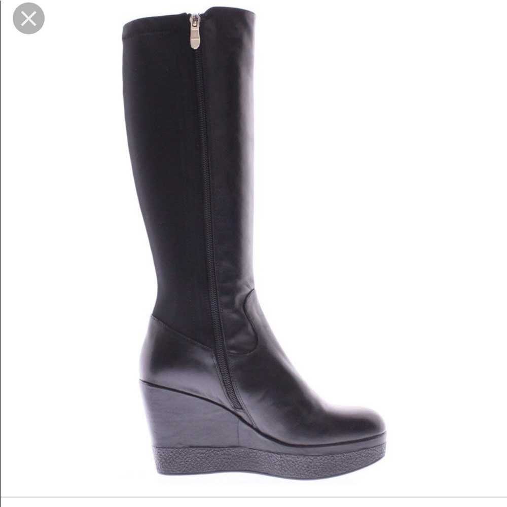 New spring step tall Shari wedge boots 40